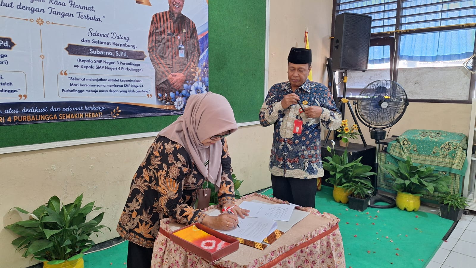 Lepas Sambut Mutasi Kepala Sekolah